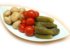 Маринованые томаты, огурцы, шампиньоны